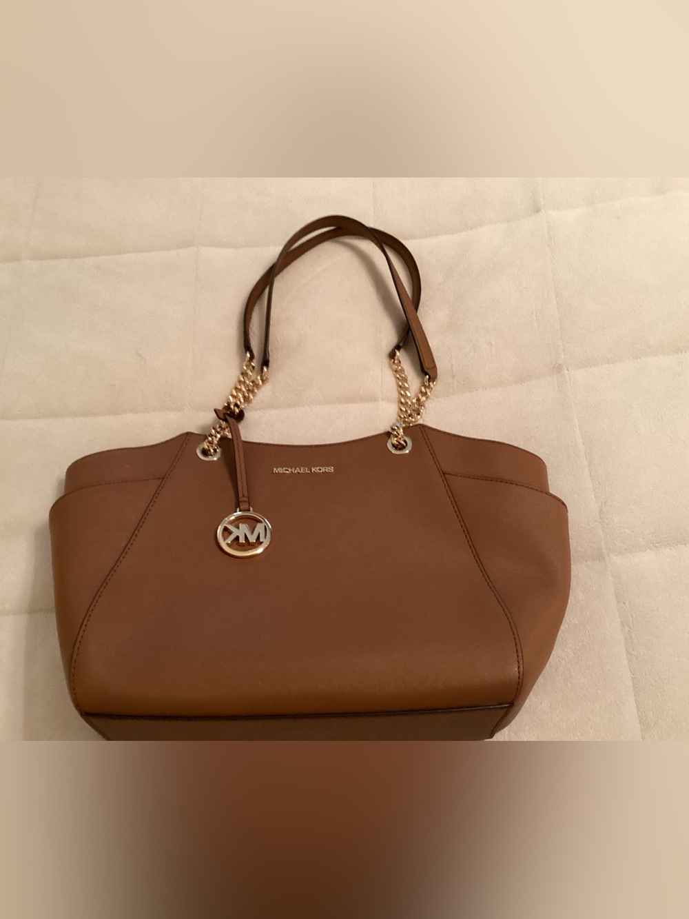 Michael Kori’s Large Jet Set Purse and Zippered Wallet in Like New Condition